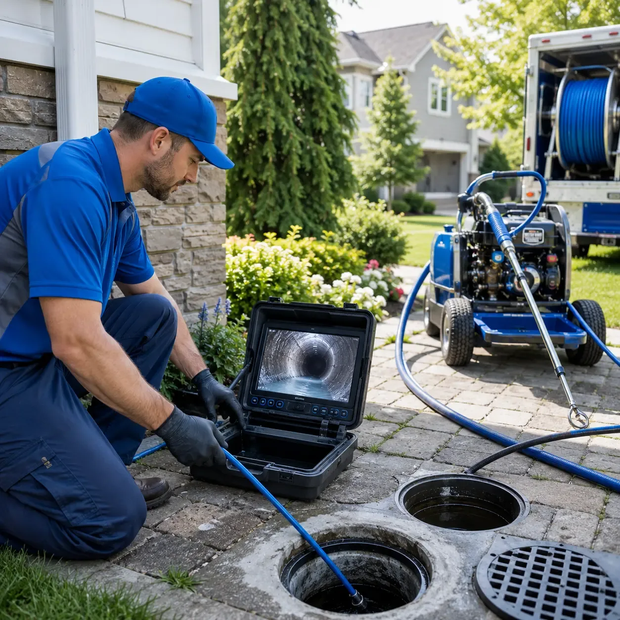 Outdoor drain cleaning professionals serving Hopkinton, IA