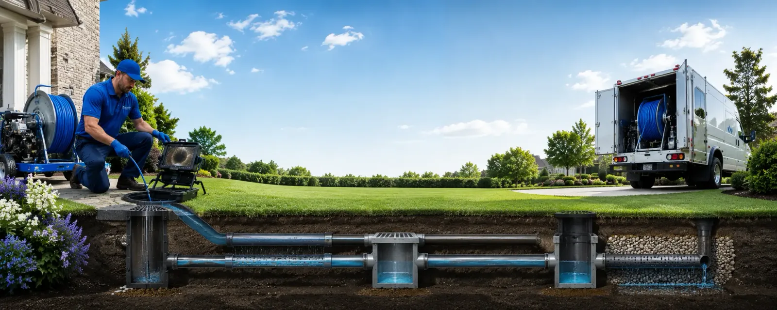Outdoor drain cleaning information for Hopkinton, IA